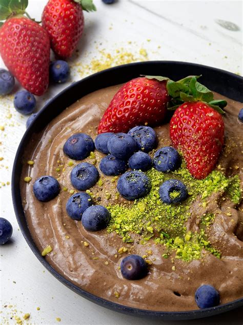Vegan Chocolate Protein Smoothie Bowl Video Nadia S Healthy Kitchen