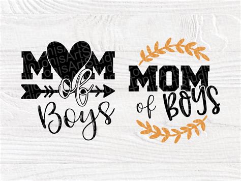 Boy Mom Svg Bundle Mom Of Boys Mama Cricut Files
