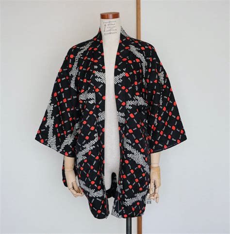 Vintage Shibori Haori Haori Silk Shibori Jacket Vintage Haori