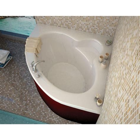 Find atlantis 4170i indulgence drop in soaking bathtub ideas to furnish your house. Universal Tubs Jasper 5 ft. Acrylic Center Drain Corner ...