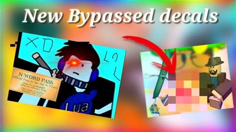 34 Roblox New Bypassed Decals Working 2019 Youtube