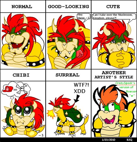 Style Meme Bowser By Bowser2queen On Deviantart