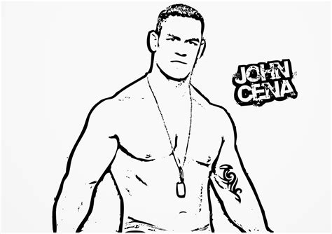Why is john cena so popular in wwe? John Cena Coloring Pages at GetColorings.com | Free ...