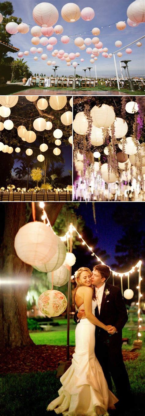 (you probably learned how to make paper tie the lantern onto a piece of ribbon. 21 Stunning Lantern Wedding Decor Ideas (with DIY Tutorial ...