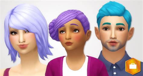Noodles— Get To Work Hair Recolors Cafesimming Work Hairstyles