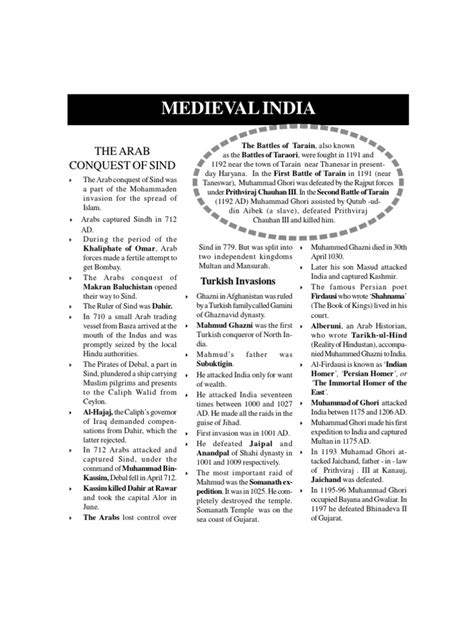 Medieval India Pdf Mughal Empire