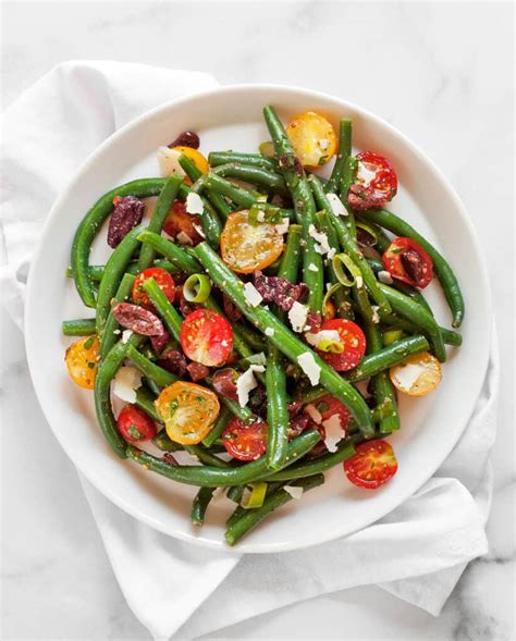 Quick And Easy Green Bean Tomato Olive Salad Last Ingredient
