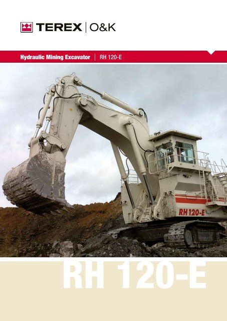 Hydraulic Mining Excavator Rh 120 E Terex