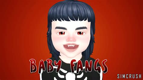 🦇baby Fangs 🦇 Sims 4 Lookbook Sims 4 Baby Sims 4 Skin