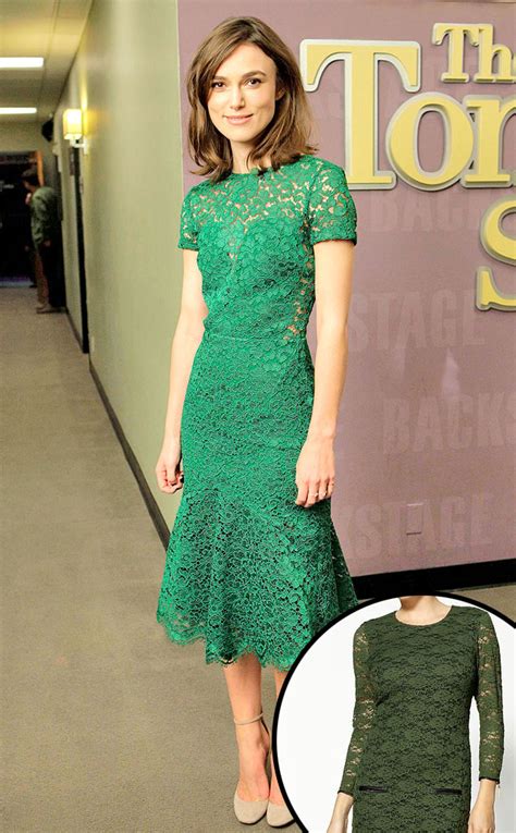 Keira Knightleys Green Dress From Attainable Style Get These Great