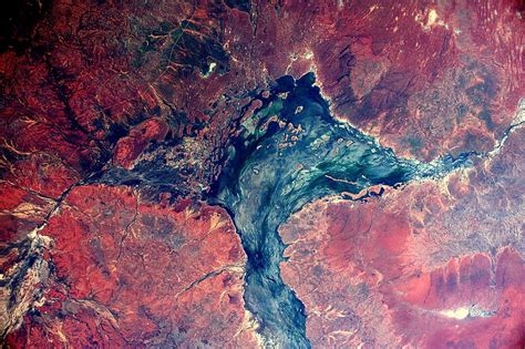 Maroon Land Aerial Photography Space Abstraction Earth Texture
