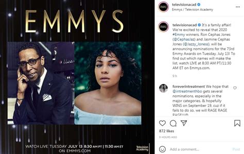 Ron Cephas Jones Daughter Jasmine To Announce 73rd Primetime Emmy Awards Nominations On July 13