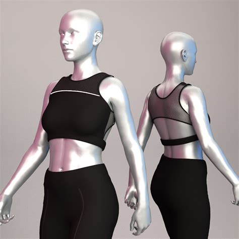 Artstation Workout Clothes 3d Model