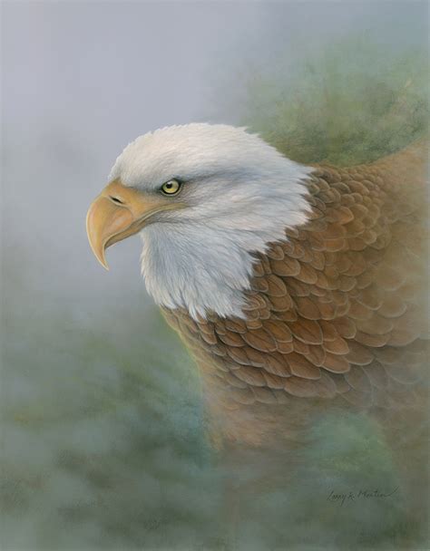 American Nonpareil Bald Eagle Painting By Larry K Martin