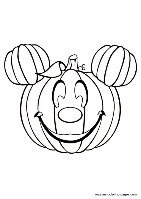 50 Easy Disney Halloween Coloring Pages  Colorist