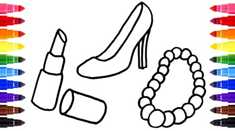 Some of the coloring page names are cobra snake design earrings jewelry coloring coloring sky, 20481901 alphabet letters lettering alphabet, puzzle pieces drawing at getdrawings, chicken egg netart, kayla style sterling silver silver name. How to Draw Set of Female Accessories | Coloring Pages For ...