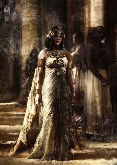Artstation Cleopatra Murat G L Assassins Creed Art Egyptian