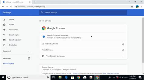 Google chrome has also an operating system that uses google services for corporate work. How to Update Chrome on Windows 10 (2021) - YouTube