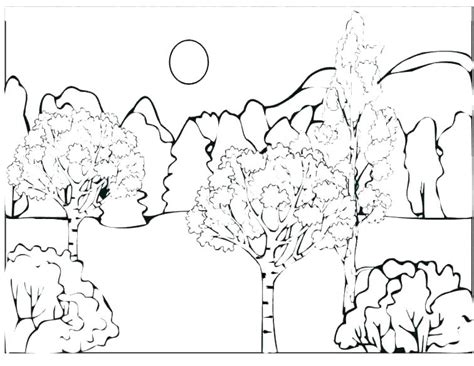 Forest Coloring Pages Printable At Free
