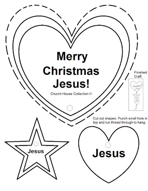 Church House Collection Blog Merry Christmas Jesus Cut Out Crafts For