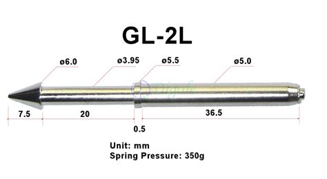 2 Pcs Gp 2l Pogo Guide Spring Pins For Test Station Dia 50mm 350g Ebay