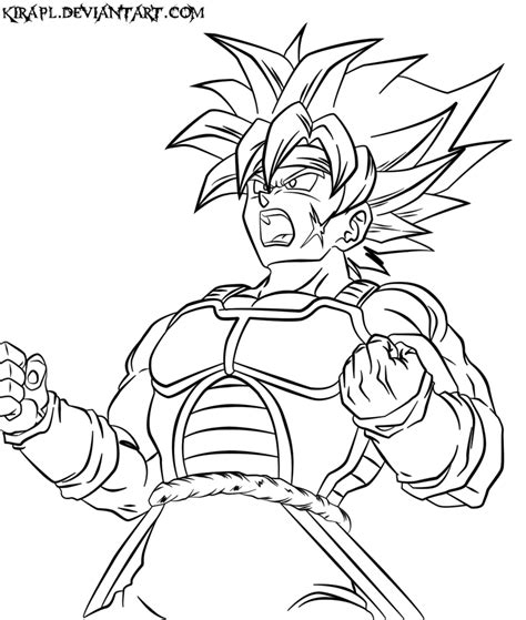 Dragon Ball Z Coloring Page Bardock Quality Coloring Page Coloring Home