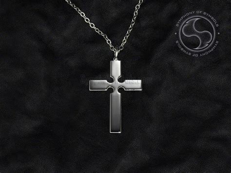 Episcopal Cross Pendant Christian Symbol Stainless Steel Etsy