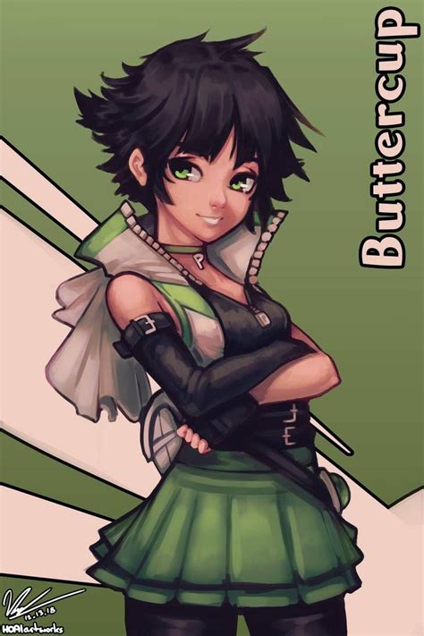 Buttercup By Hoaiartworks On Deviantart Powerpuff Girls Anime