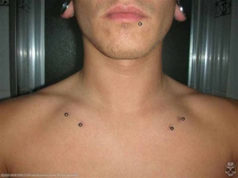 32 Awesome Microdermal Clavicle Piercings