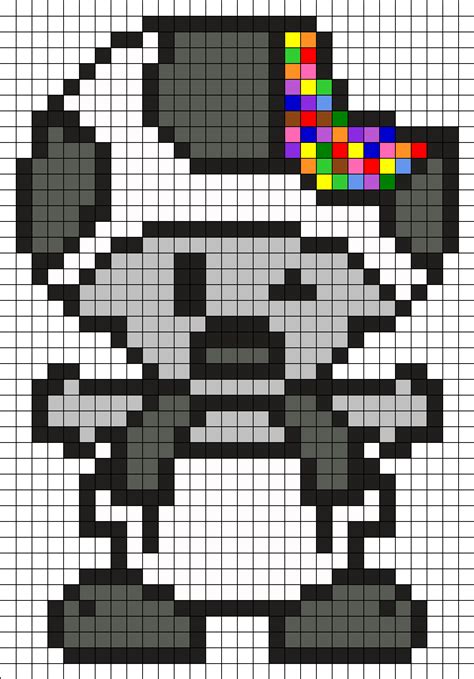 Zombietoad By Tasharh On Kandi Patterns Pixel Art Grid Easy Pixel