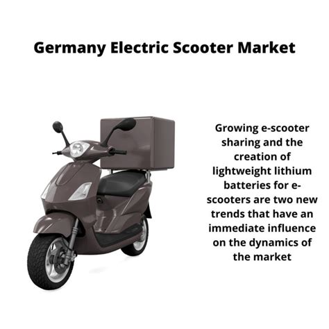 Germany Electric Scooter Market 2024 2030 April 2024 Updated