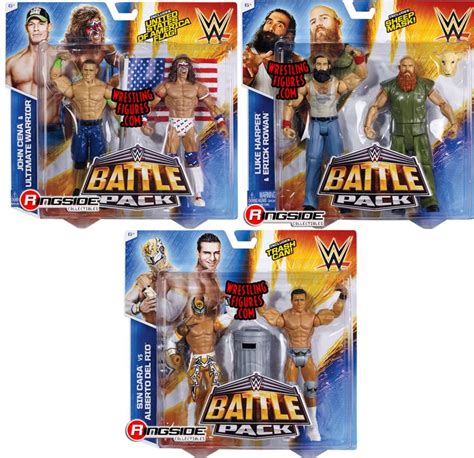 Wwe Battle Packs 31 Complete Set Of 3 Ringside Collectibles