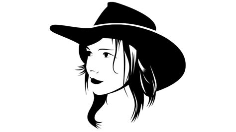 How To Draw A Cowgirl Step By Step Draw Girl Face Youtube