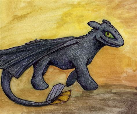 Toothless The Night Fury By Wee Pixie Panda On Deviantart