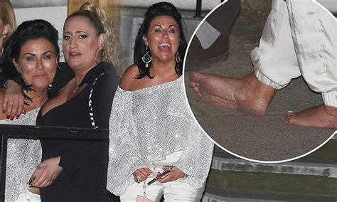 British Soap Awards Jessie Wallace Gets A Hug From Lauren Socha As She Makes A Bleary Eyed Exit