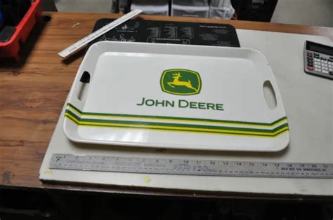 Licensed John Deere Melamine Serving Tray Pre Owned See Pictures For