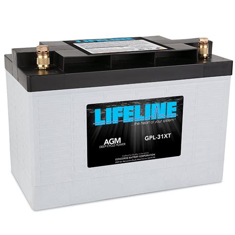 Lifeline Marine Deep Cycle Agm Battery 12v 125a Gpl 31xtt