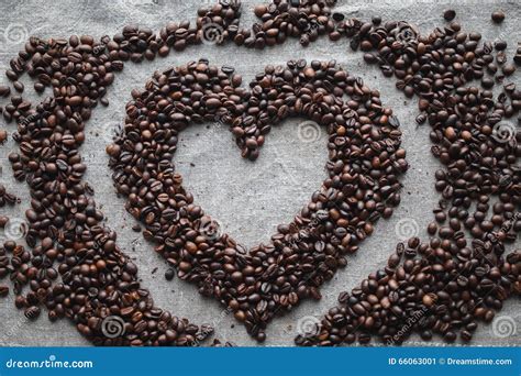 Coffee Love Heart Stock Image Image Of Quality Cloth 66063001