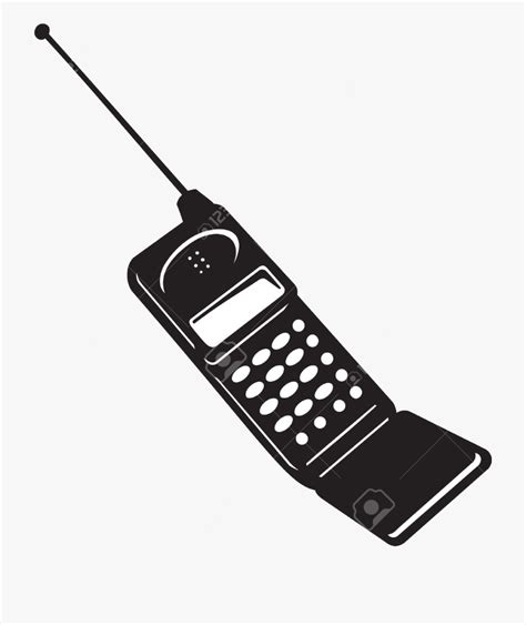 Old Cell Phone Vector Transparent Cartoon Free Cliparts