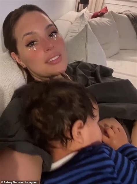 Ashley Graham Shares Snap Of Herself Pumping Breast Milk For Her Baby