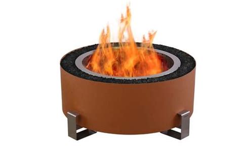 Luxeve Fire Pit Earth Rust Go Green Building Supply