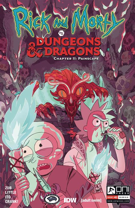 Rick And Morty Vs Dungeons And Dragons Ii Painscape 2 Goux Cover