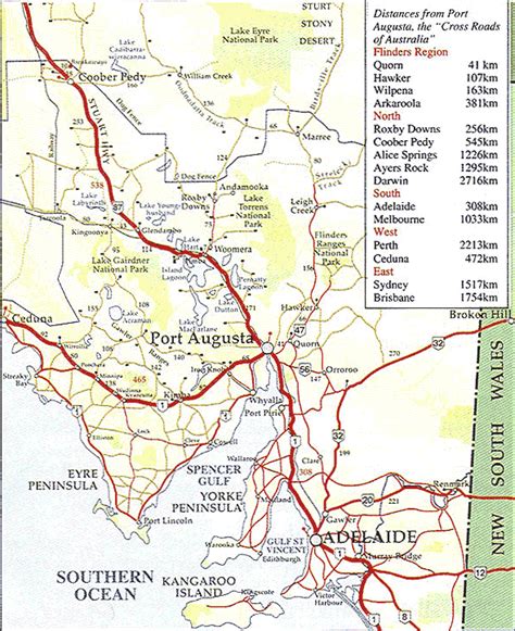 South Australia Map Pdf Arlana Nannette