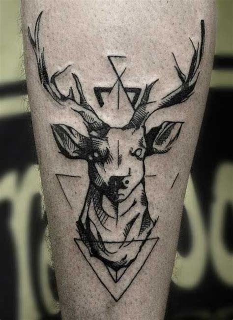 10 Stylish Deer Tattoo Ideas Mejores Tatuajes Para Hombres Tatuajes