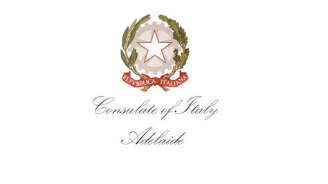 Italian Consulate Logo Comites South Australia