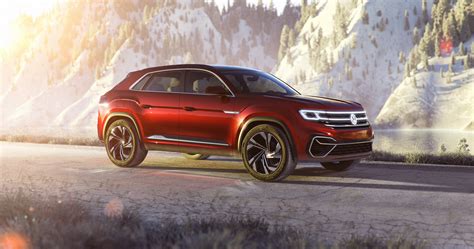 The vw atlas has enough headroom, legroom, and just plain room to keep you and six passengers very comfortable. Volkswagen Atlas Cross Sport Concept 2018 Side View, HD ...