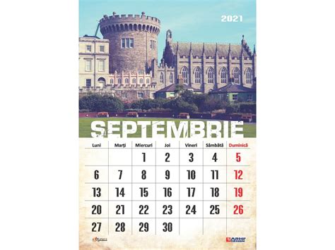 Calendar 2021 De Perete A3 Vintage