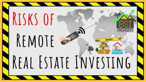 Risks Of Remote Real Estate Investing Byte Sized Investments Bsi