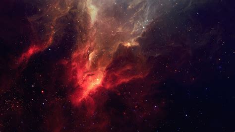 Red Nebula Space Hd Wallpaper 2560x1440 Media File Pixelstalknet