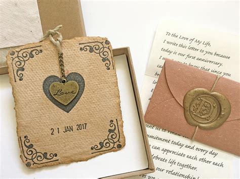  husband pearl wedding anniversary keepsake box. First year wedding anniversary gift for him, Newly wed ...